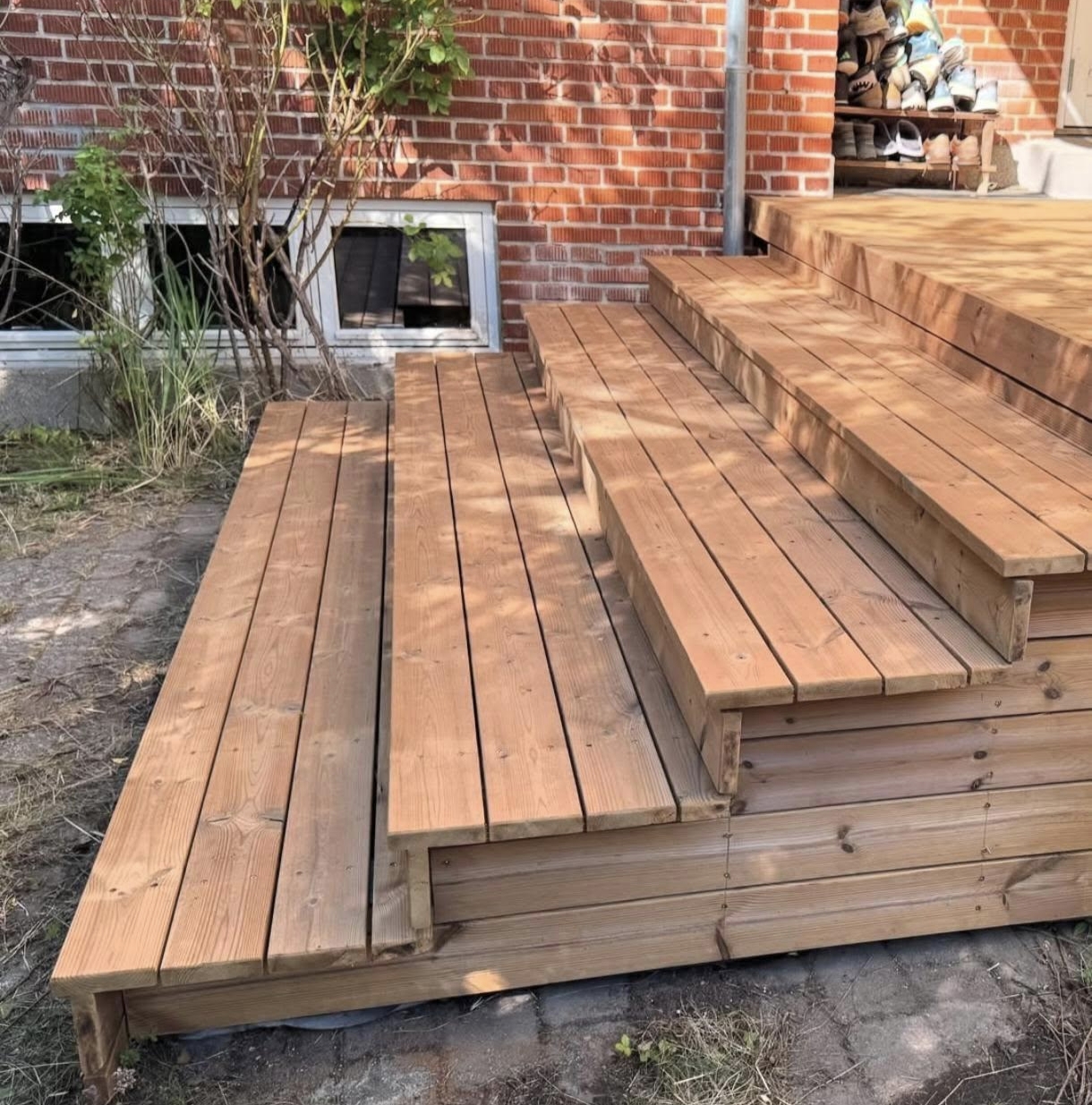 Terrassedetalje – træplanker